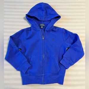 Polo by Ralph Lauren Kids Royal Blue Zip-Up Hoodie